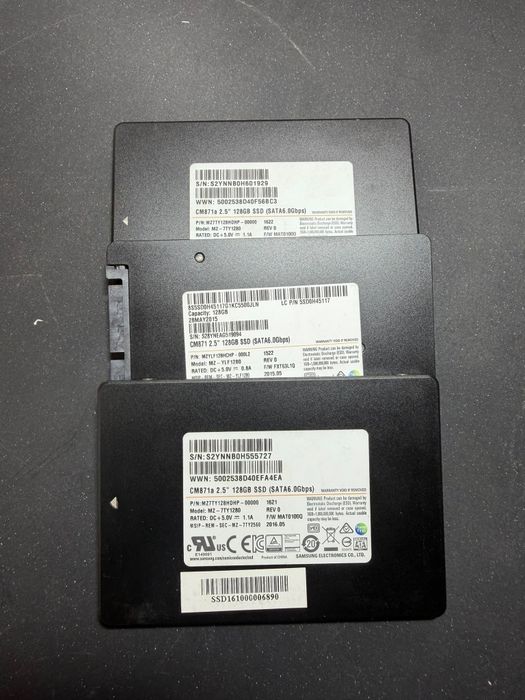 SSD SATA 128GB Samsung, Kingston, WD, perfect funcționale