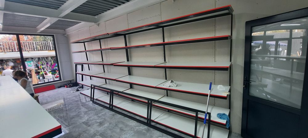 Полки, Стеллажи  разные для магазинов