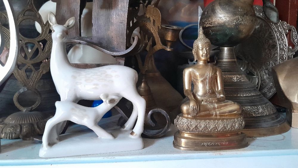 Статуэтки Разные Фарфор Бронзовая ,Дискобол