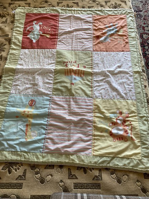 Детское одеялко легкое стеганое хб