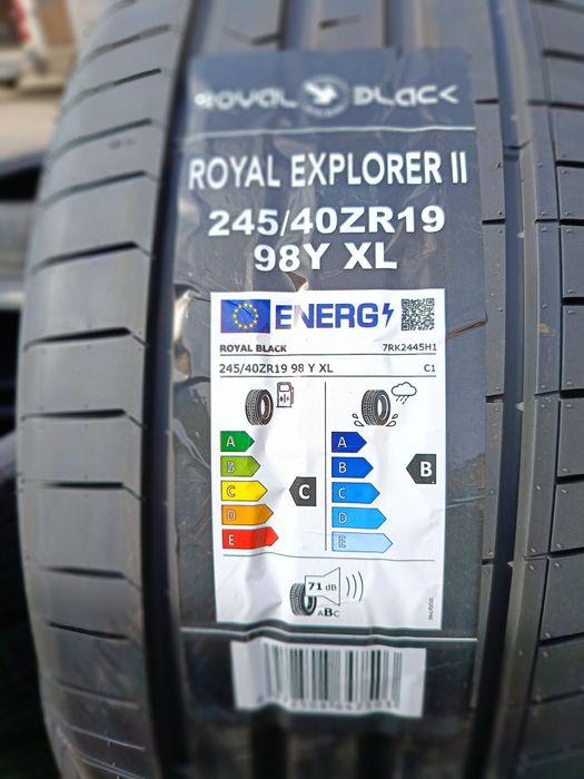 НОВИ ЛЕТНИ -19цола -245/40-1бр.-180лв."-с монтаж и баланс"ROYAL BLACK