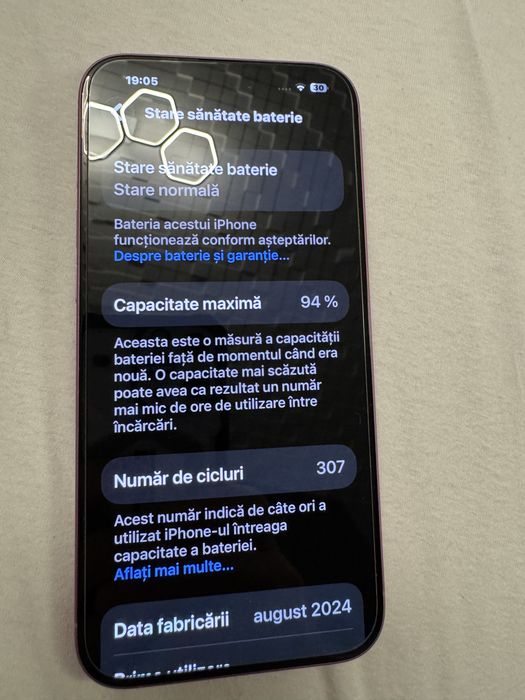 Iphone 16 plus roz 128gb