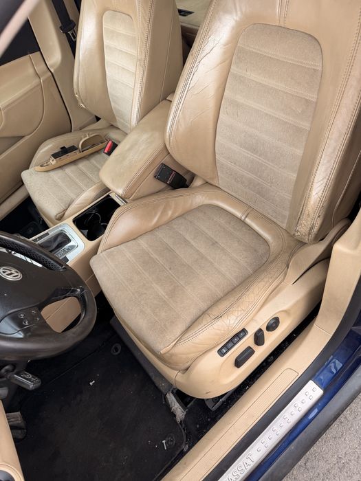 Interior scaun scaune fete de usi piele cu alcantara full electrice,incalzite cu memorie break vw passat b6 b7