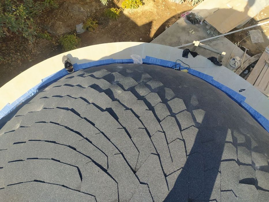 Кровля беседки мансарды