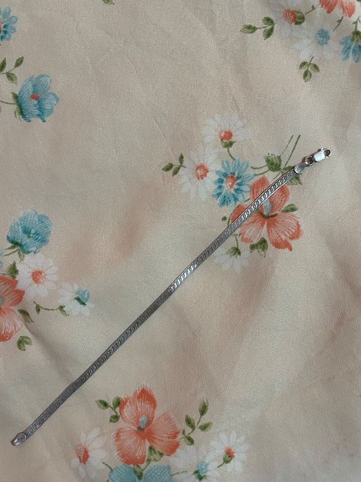 Сребърна гривна пръстен обеци колие