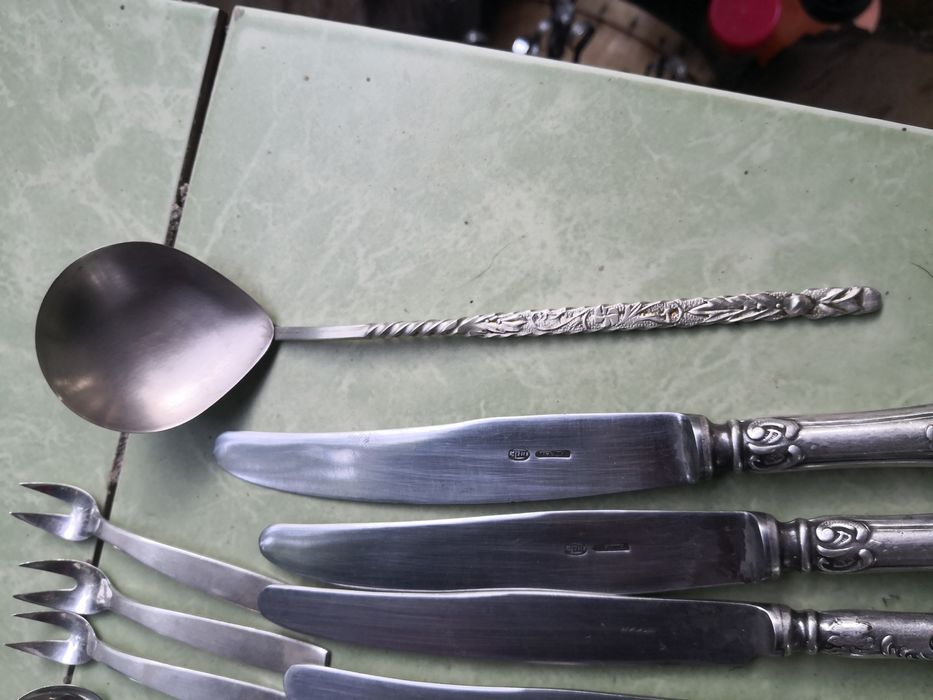 Ножы ложки мельхиор