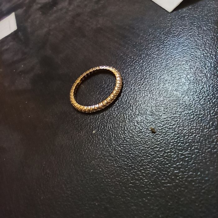 Позлатен пръстен Сваровски