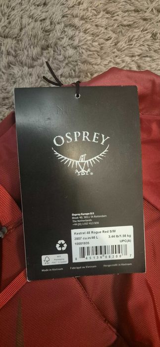 Раница Osprey Kestrel 48