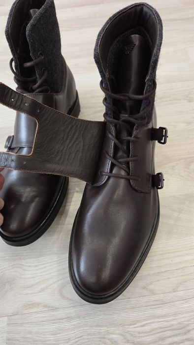 Мъжки боти естествена кожа Armani Jeans