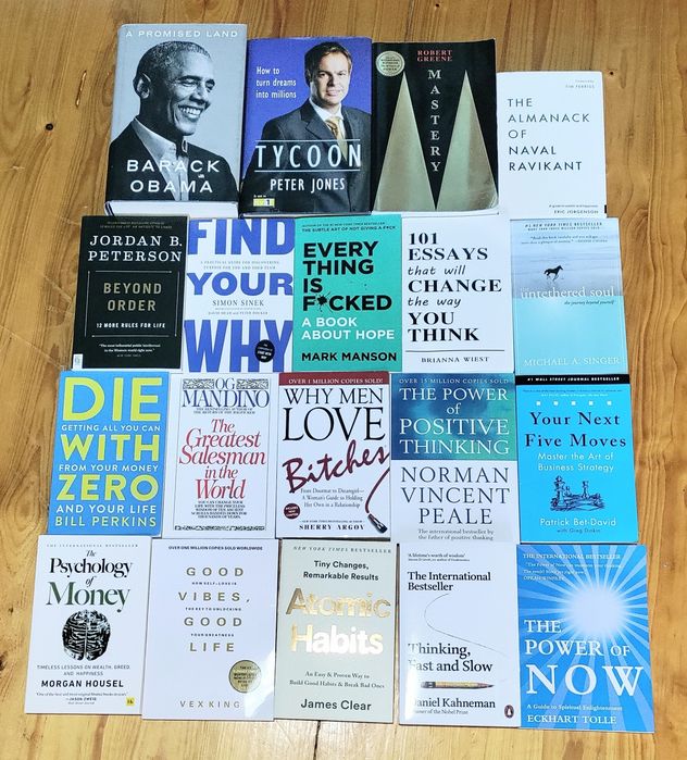 Нови и като нови книги на английски език за личностно развитие!