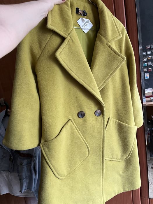 Пальто теплое демисезонное