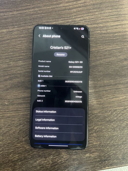 Samsung S21 Plus 128GB 5G
