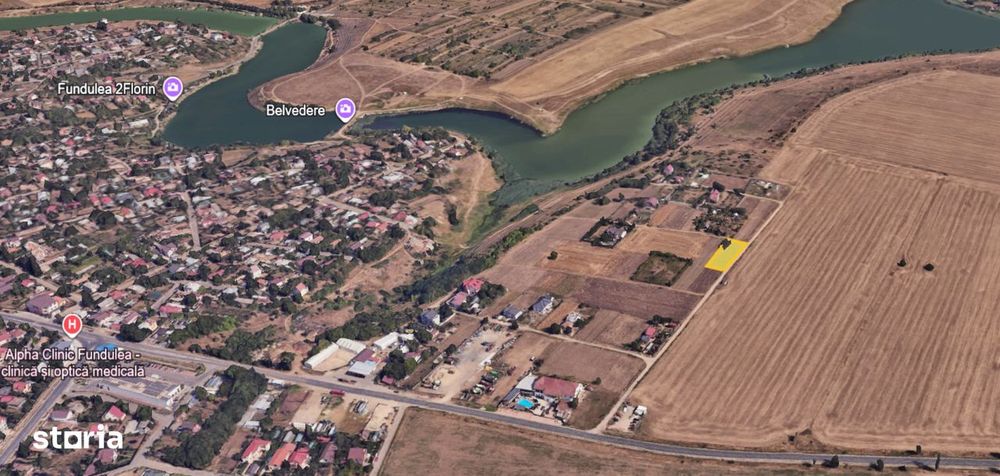 Teren intravilan Fundulea 1.000 mp |Utilități