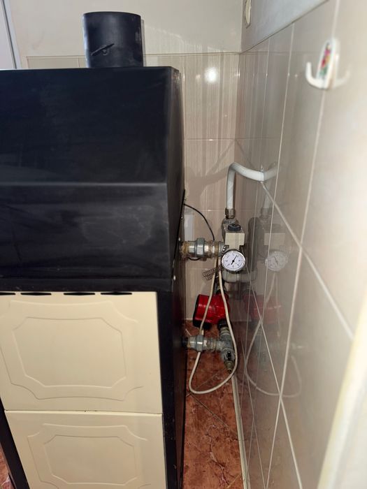 Голяма камина с водна риза Prity + мотор/помпа-Кърджали