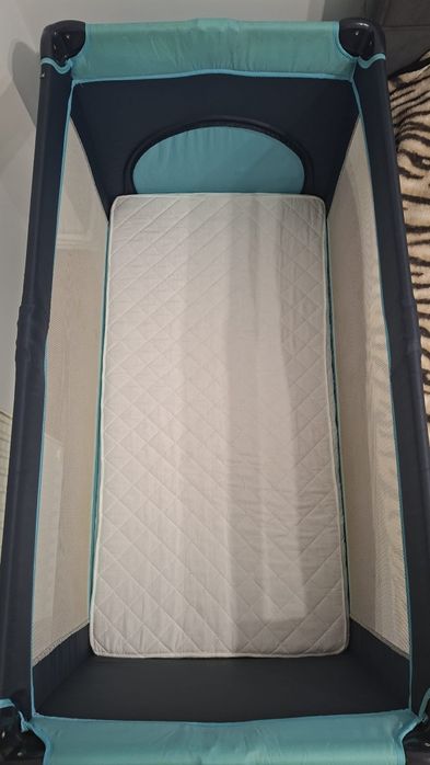 Patut copii 120x60 pliabil + saltea