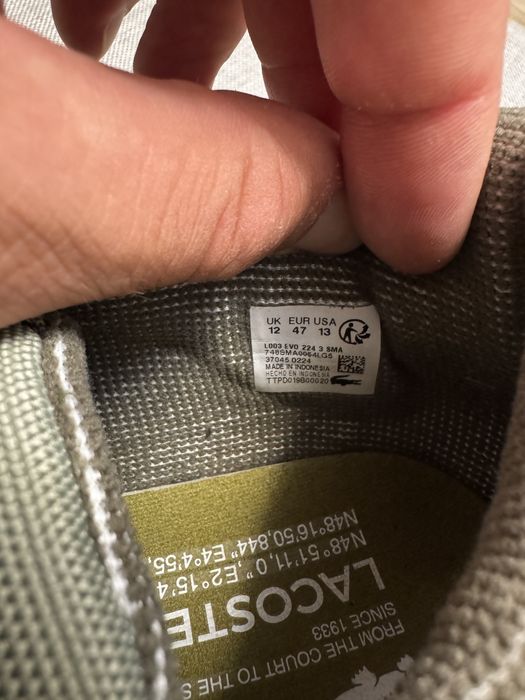 Сникърси  Lacoste Evo 224 - номер 47