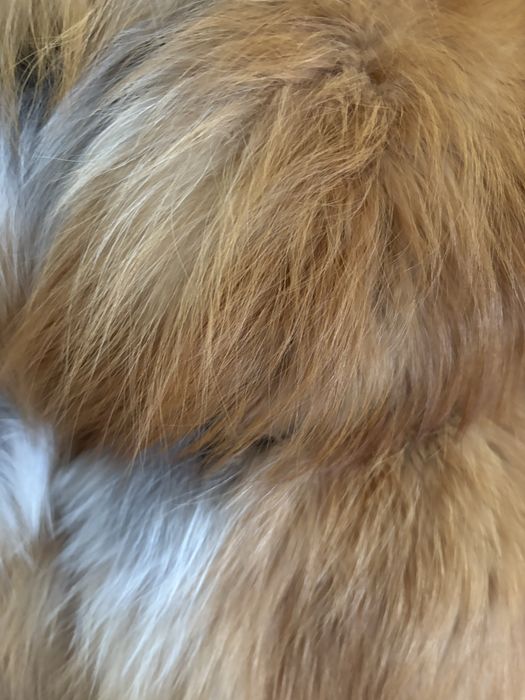 Шуба из натуральной лисы, размер M