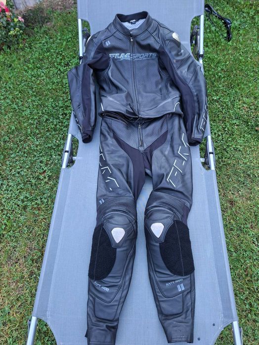 48 S FLM Safe Max Costum moto piele din două piese