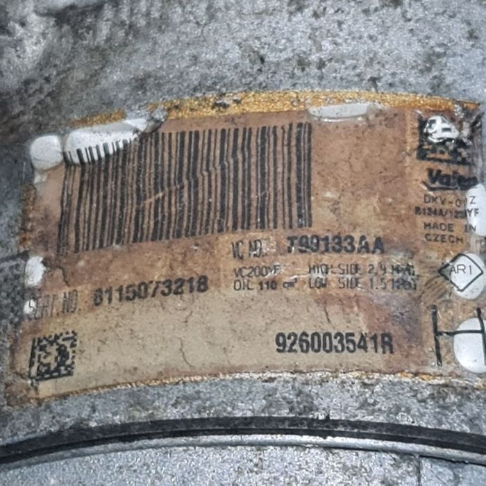 Compresor clima Dacia Sandero 2 Stepway 1.5 DCI 2012 - 2016 K9K (1360) 926003541R