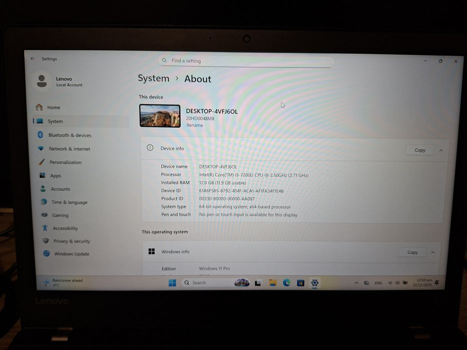 Lenovo Thinkpad T470 - в отлично състояние