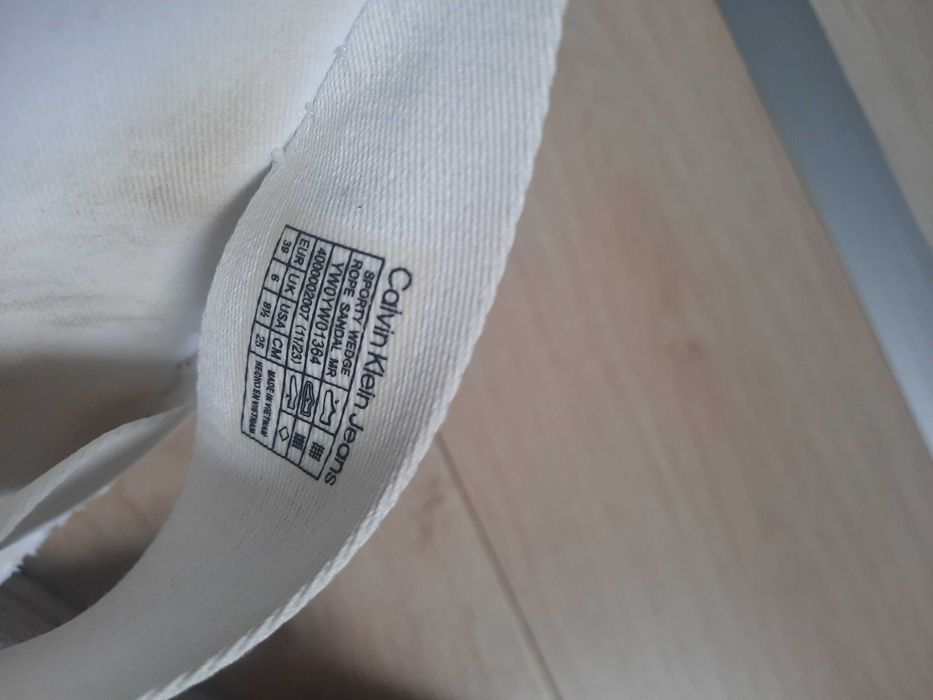Slapi espadrile Calvin Klein 25 cm mar 38/39