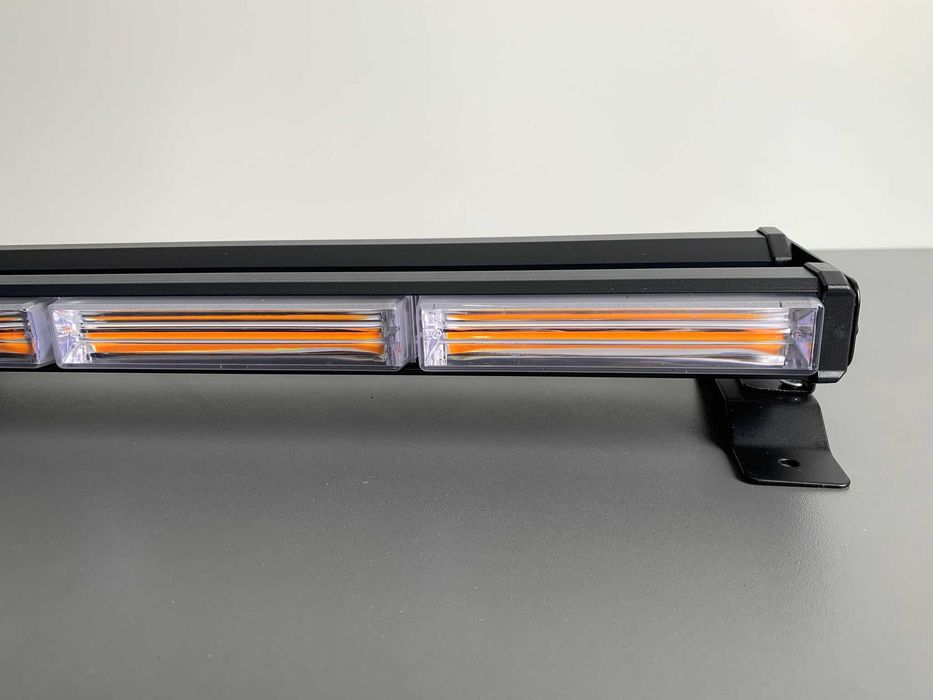 Rampa girofar LED stroboscopica 8 module galben COB 12V-24V