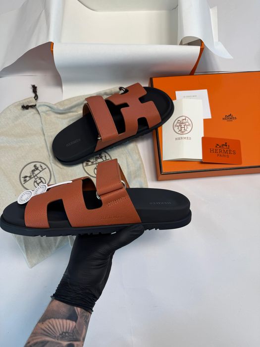 *PREMIUM* Papuci Hermès , Full Box, Mărimi 35/41 , 100% Piele Naturală
