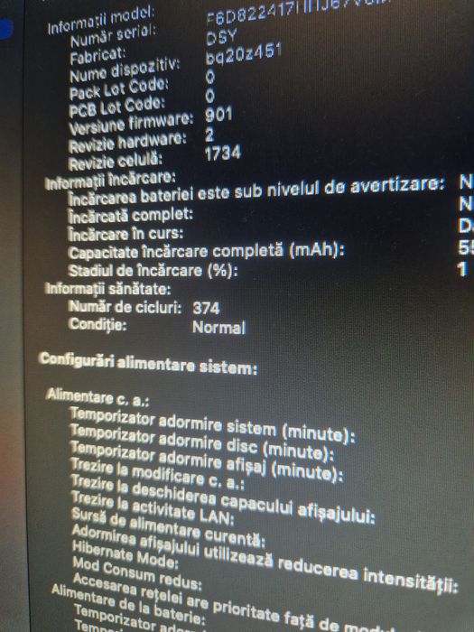 Macbook pro i7 2018 A1990 display defect