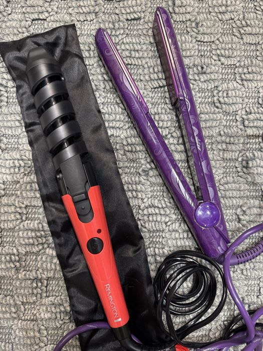 Маша за коса ( спирали ) Remington и Преса GHD