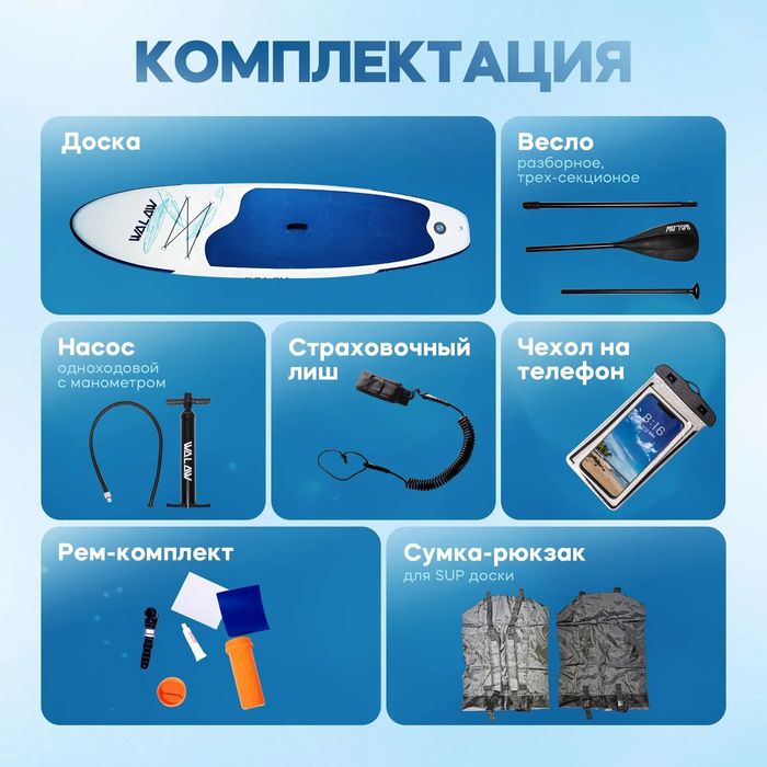 Сапборд надувной двухслойный Новый