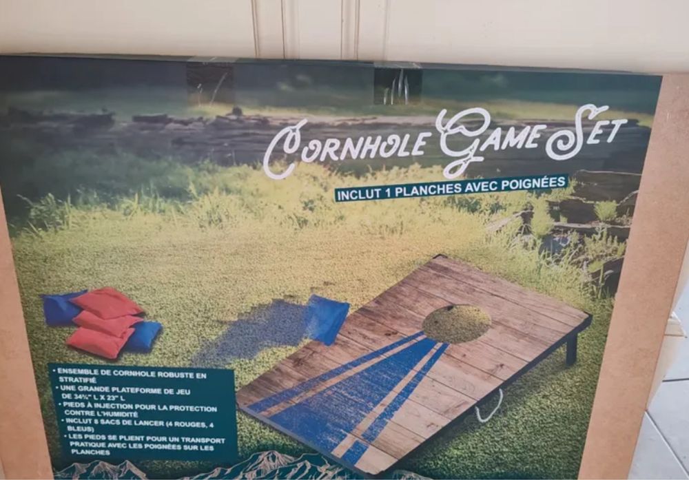 Комплект игра Cornhole дървена