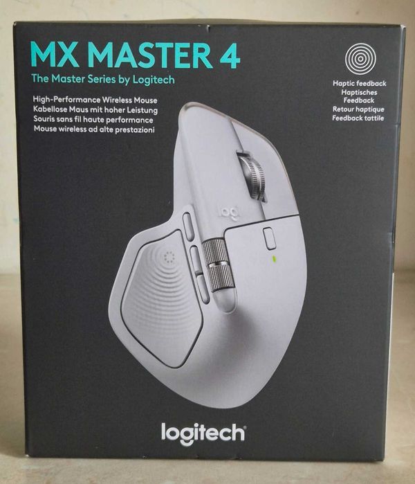 Mouse wireless/wired - Logitech MX Master 4 Pale Gray - gri - cu garantie Altex 2028
