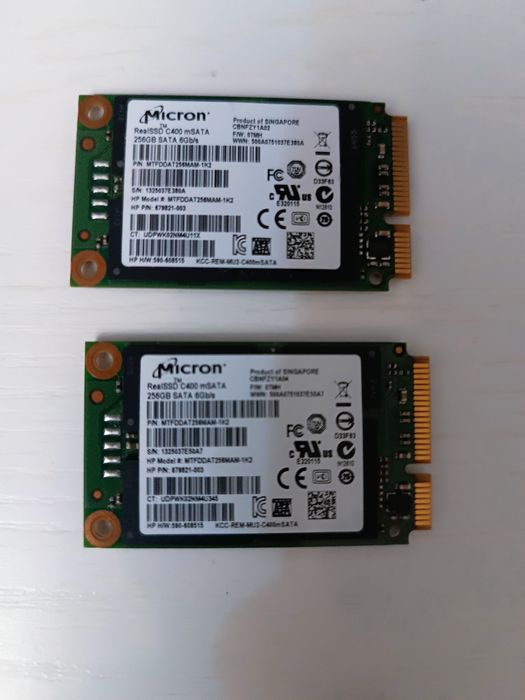 SSD mSATA Micron RealSSD C400 256GB