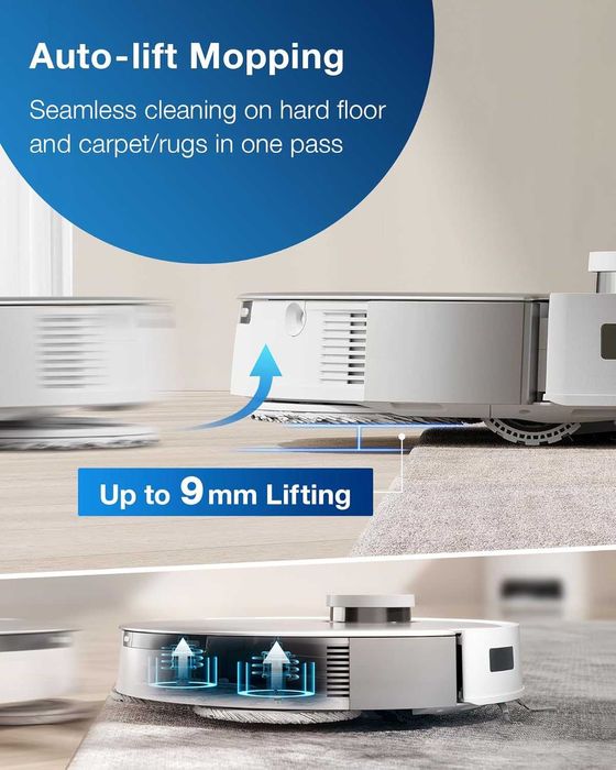 Aspirator robot DEEBOT T20 OMNI, ridica cop la covor, usuca lavetele