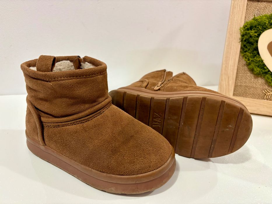 Zara Ботуши Апрески Зимни обувки