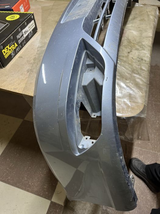 Бампер на некси 2 голубой