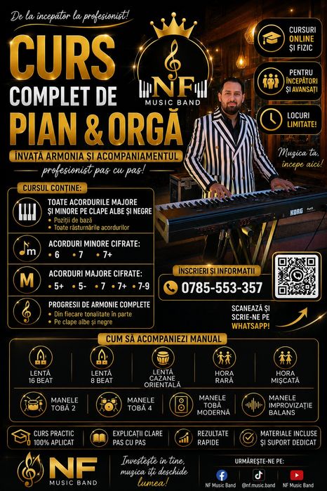 Cursuri de muzica copii Canto /Pian lecții București online