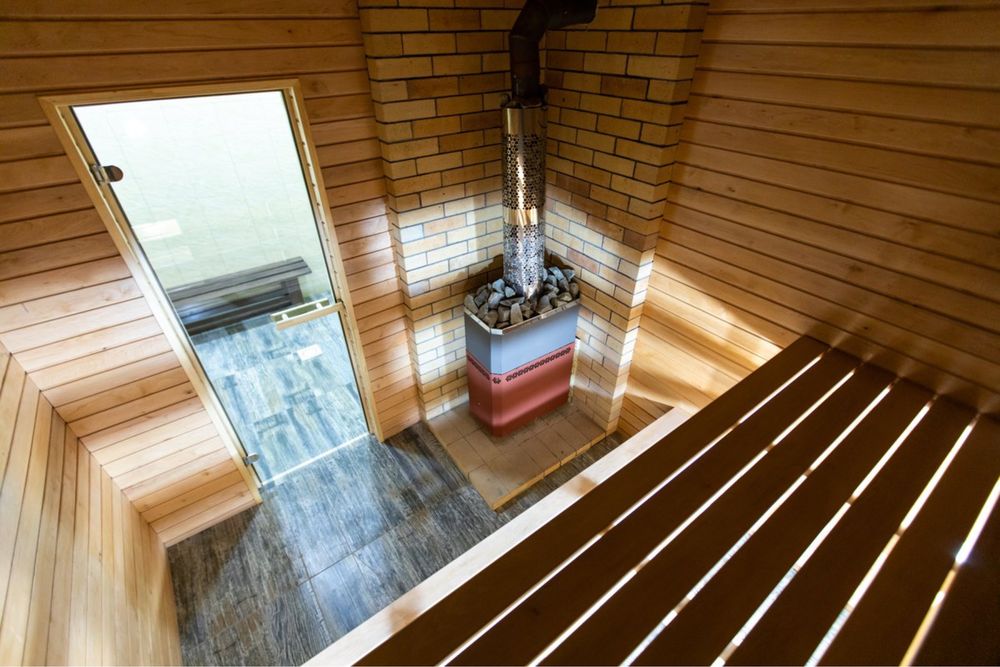 Баня сауна на дровах