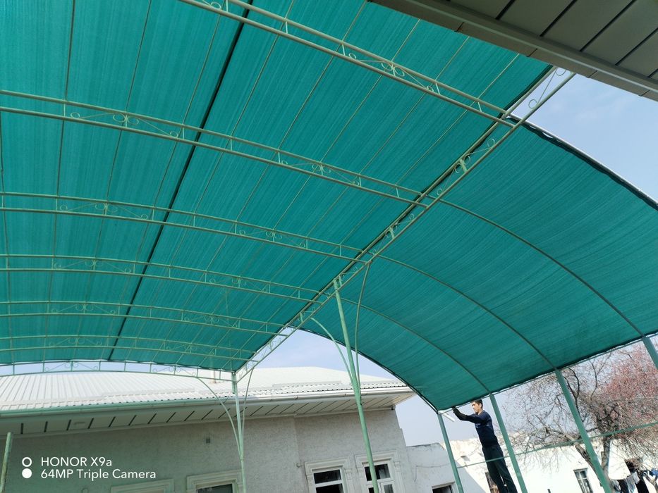 Тент соя сетка урнатиш обшивка бассейн навес йопиш банер тент сетка ус