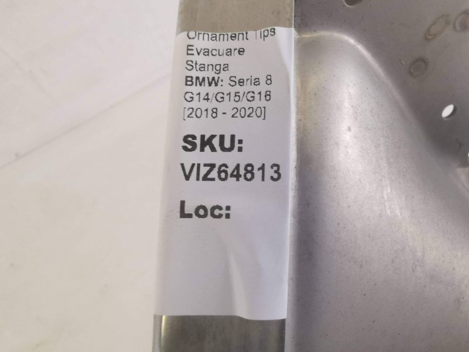 Орнамент Тръба Отвеждане Ляво BMW Серия 8 G14/G15/G16 Оригинален В Доб