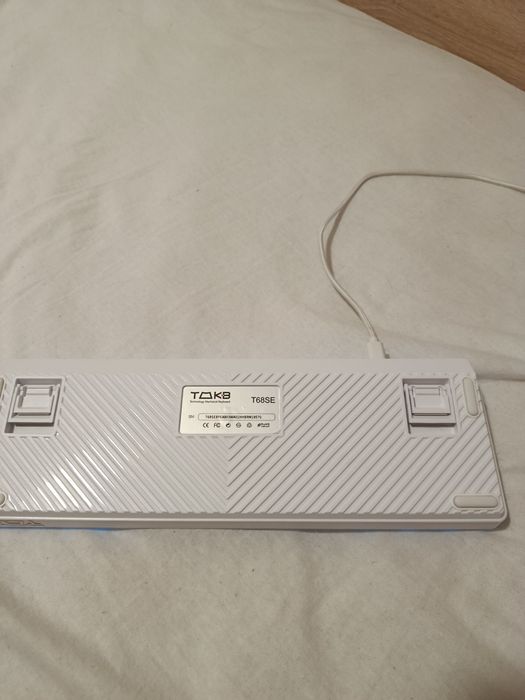 Механична геймърска клавиатура TMKB T68SE (Бяла / White)
