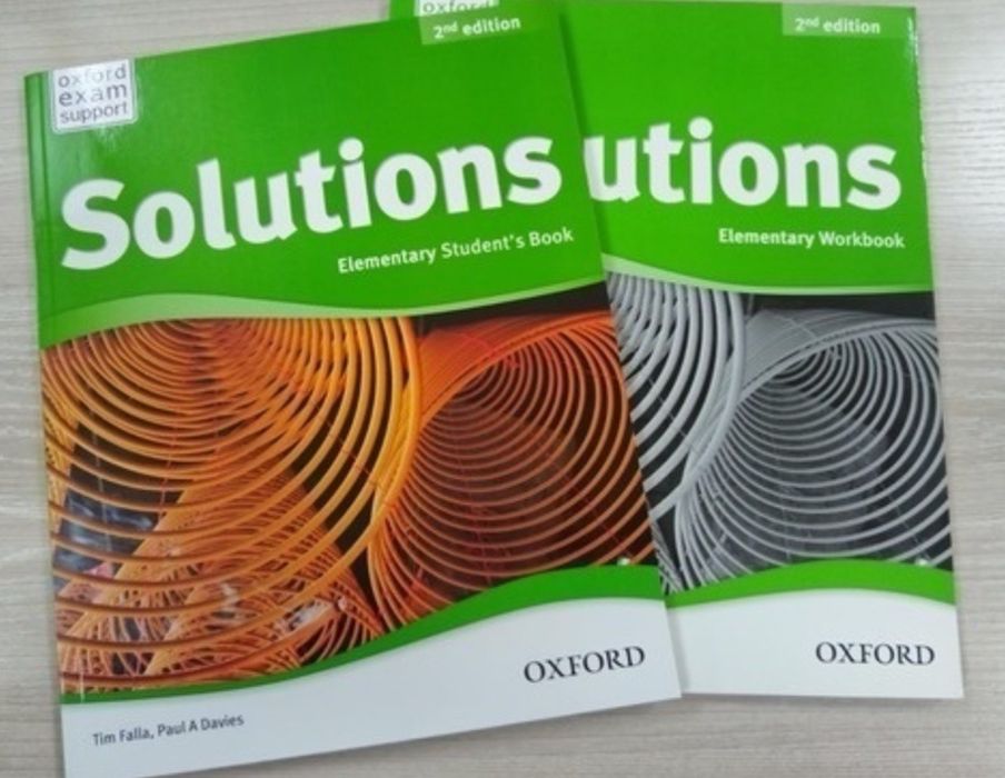 Книга Oxford: Solutions 2nd edition Elementary Student's Book and work