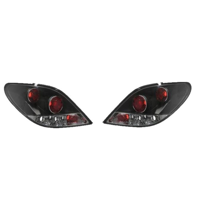 Set stopuri tuning PEUGEOT 207 (W ), 05.2006-12.2013, model Hatchback, stanga+dreapta, negru, transparent; cu locas bec;
