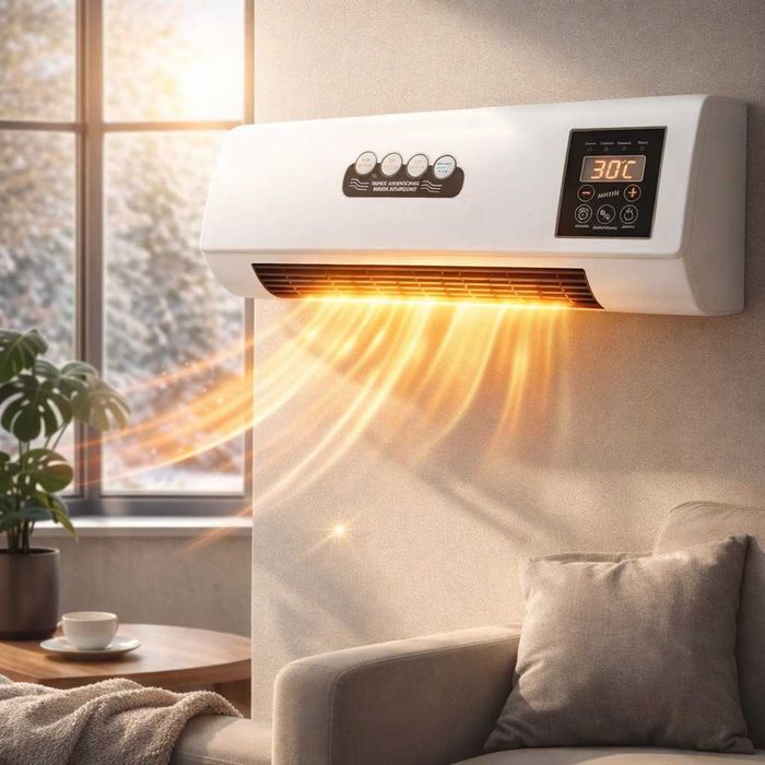 Стенна печка KraftWaagen 3 в 1 – отопление и охлаждане за всяка стая