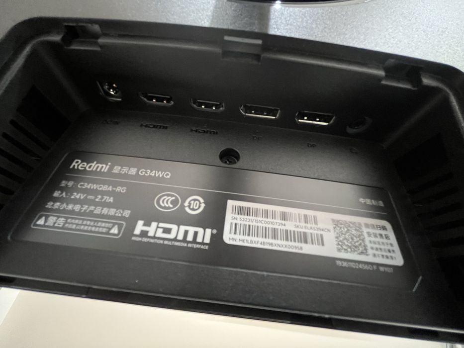 Монитор изогнутый Redmi 34’’ (Xiaomi)