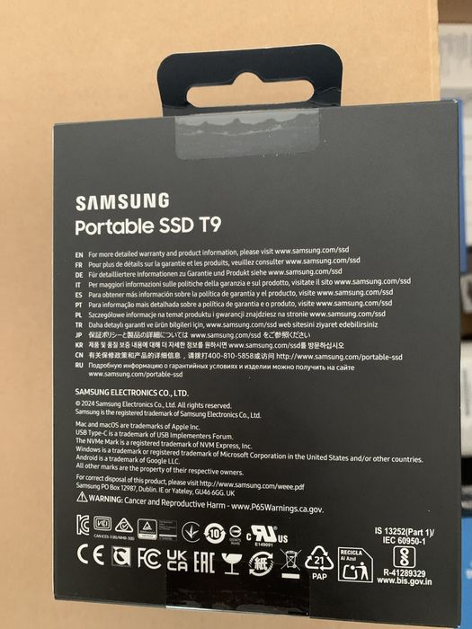 Samsung T9 ,2 tb