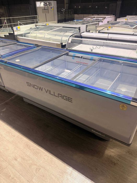 snow village vetirina xolodilnik