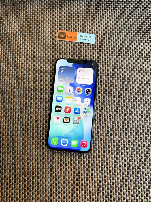 КАТО НОВ! iphone 12 pro max *Лизинг от 19лв/мес pacific blue син 128gb