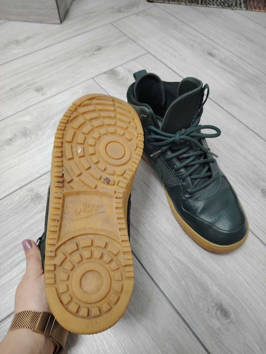 Sneakers Nike Court Borough Mid, verde, marimea 43