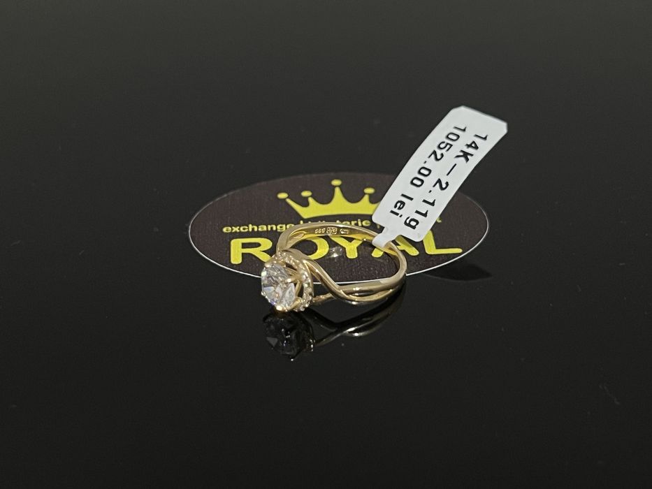 Bijuteria Royal CB : Inel dama aur nou 14k 2,11gr